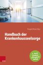 "Handbuch der Krankenhausseelsorge", Traugott Roser (Hg.), 6. Auflage. Bild eines blauen Krankenhausflurs mit Personen im Hintergrund.