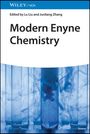 "Modern Enyne Chemistry", herausgegeben von Lu Liu und Junliang Zhang. Hintergrund: Reagenzgläser mit blauer Flüssigkeit.