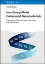 Titel: Iron-Group Metal Compound Nanomaterials. Darunter blaue Würfelketten mit "Ni", "Fe", "Co".