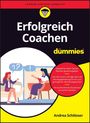 "Erfolgreich Coachen für dummies", zwei Frauen in Beratungsgespräch, im Stil einer Buchillustration.
