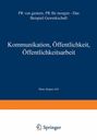 Hans-Jürgen Arlt: Kommunikation, Öffentlichkeit, Öffentlichkeitsarbeit, Buch