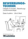 Dieter Audehm: Bewerbungstechnik, Buch