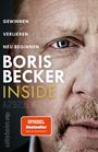 Texte: Gewinnen, Verlieren, Neu Beginnen, Boris Becker Inside, SPIEGEL Bestseller. Nahaufnahme eines Gesichts.