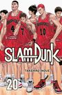 „Slam Dunk“ von Takehiko Inoue, #20. Illustration eines Basketballteams in roten Trikots mit "Shohoku" Aufdruck.