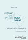 Text: Joachim Rose, KOMMUNALE FINANZ- WIRTSCHAFT NIEDER- SACHSEN, Grundriss für die Aus- und Fortbildung, 10. Auflage. Illustration zeigt Landkarte.