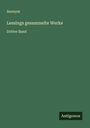 Anonym: Lessings gesammelte Werke, Buch