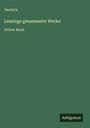 Anonym: Lessings gesammelte Werke, Buch