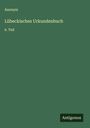 Anonym: Lübeckisches Urkundenbuch, Buch