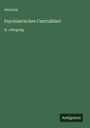Anonym: Psychiatrisches Centralblatt, Buch
