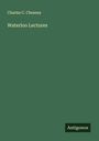 Charles C. Chesney: Waterloo Lectures, Buch