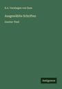 K. A. Varnhagen von Ense: Ausgewählte Schriften, Buch
