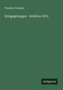 Theodor Fontane: Kriegsgefangen - Erlebtes 1870, Buch