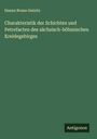 Hanns Bruno Geinitz: Charakteristik der Schichten und Petrefacten des sächsisch-böhmischen Kreidegebirges, Buch