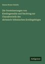 Hanns Bruno Geinitz: Die Versteinerungen von Kieslingswalda und Nachtrag zur Charakteristik des sächsisch-böhmischen Kreidegebirges, Buch