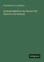 Carl Heinrich von Gleichen: Denkwürdigkeiten des Barons Carl Heinrich von Gleichen, Buch