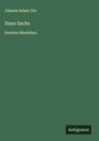 Johann Adam Göz: Hans Sachs, Buch