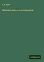 K. A. Hahn: Mittelhochdeutsche Grammatik, Buch