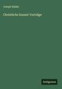 Joseph Halder: Christliche Kanzel-Vorträge, Buch