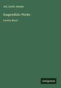 Joh. Gottfr. Herder: Ausgewählte Werke, Buch