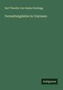 Karl Theodor von Inama-Starnegg: Verwaltungslehre in Umrissen, Buch