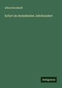 Alfred Kirchhoff: Erfurt im dreizehnten Jahrhundert, Buch