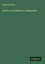 Alfred Kirchhoff: Erfurt im dreizehnten Jahrhundert, Buch