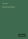 Franz Kraus: Chronik von Goisern, Buch