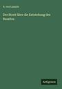 A. von Lasaulx: Der Streit über die Entstehung des Basaltes, Buch