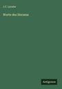 J. C. Lavater: Worte des Herzens, Buch