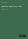 Heinrich Luden: Geschichte des teutschen Volkes, Buch