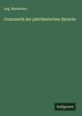 Aug. Marahrens: Grammatik der plattdeutschen Sprache, Buch