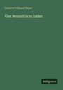 Gustav Ferdinand Meyer: Über Bernoulli'sche Zahlen, Buch