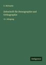 G. Michaelis: Zeitschrift für Stenographie und Orthographie, Buch