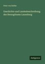 Peter von Robbe: Geschichte und Landesbeschreibung des Herzogthums Lauenburg, Buch