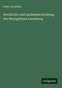 Peter von Robbe: Geschichte und Landesbeschreibung des Herzogthums Lauenburg, Buch