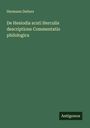 Hermann Deiters: De Hesiodia scuti Herculis descriptione Commentatio philologica, Buch