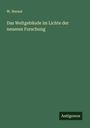 W. Nernst: Das Weltgebäude im Lichte der neueren Forschung, Buch