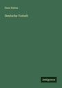 Hans Hahne: Deutsche Vorzeit, Buch