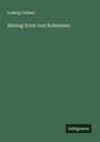 Ludwig Uhland: Herzog Ernst von Schwaben, Buch