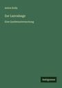 Anton Kolls: Zur Lanvalsage, Buch
