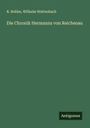 R. Nobbe: Die Chronik Hermanns von Reichenau, Buch
