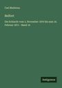 Carl Bleibtreu: Belfort, Buch