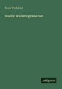 Frank Wedekind: In allen Wassern gewaschen, Buch
