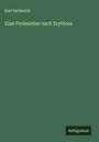 Karl Escherich: Eine Ferienreise nach Erythrea, Buch
