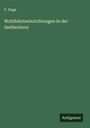 F. Duge: Wohlfahrtseinrichtungen in der Seefischerei, Buch
