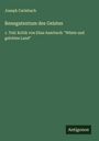 Joseph Carlebach: Renegatentum des Geistes, Buch