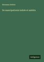 Hermann Deiters: De mancipationis indole et ambitu, Buch