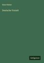 Hans Hahne: Deutsche Vorzeit, Buch