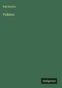 Karl Knortz: Folklore, Buch