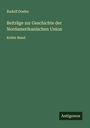 Rudolf Doehn: Beiträge zur Geschichte der Nordamerikanischen Union, Buch